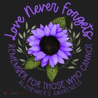 Alzheimer Awareness And Women Purple Sunflower Beanie thumb 2