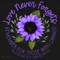 Alzheimer Awareness And Women Purple Sunflower Women's Hoodie thumb 2