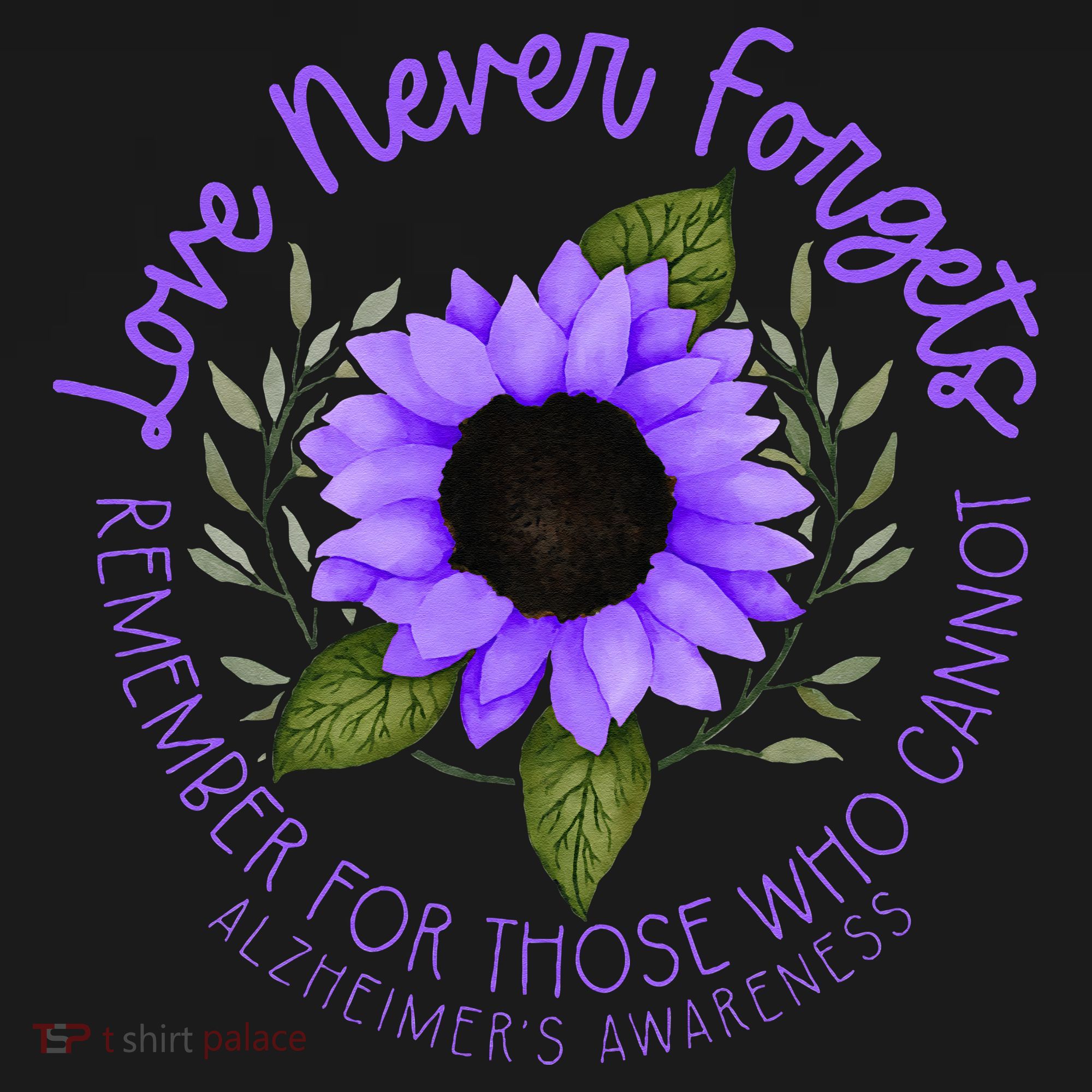 Alzheimer Awareness And Women Purple Sunflower Women's Tank Top