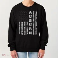 Auburn Alabama American Flag Women's Sweatshirt thumb 0