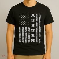 Auburn Alabama American Flag T-Shirt thumb 3