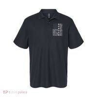 Auburn Alabama American Flag Polo thumb 0
