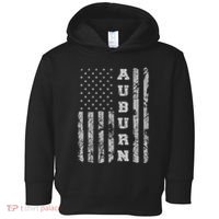 Auburn Alabama American Flag Toddler Hoodie thumb 0