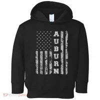 Auburn Alabama American Flag Toddler Hoodie thumb 0
