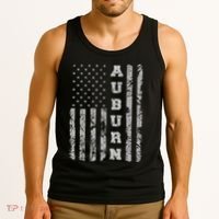 Auburn Alabama American Flag Tank Top thumb 3