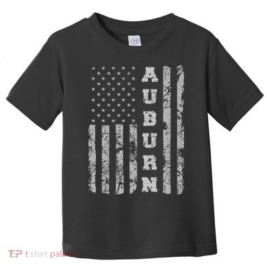 Auburn Alabama American Flag Toddler T-Shirt