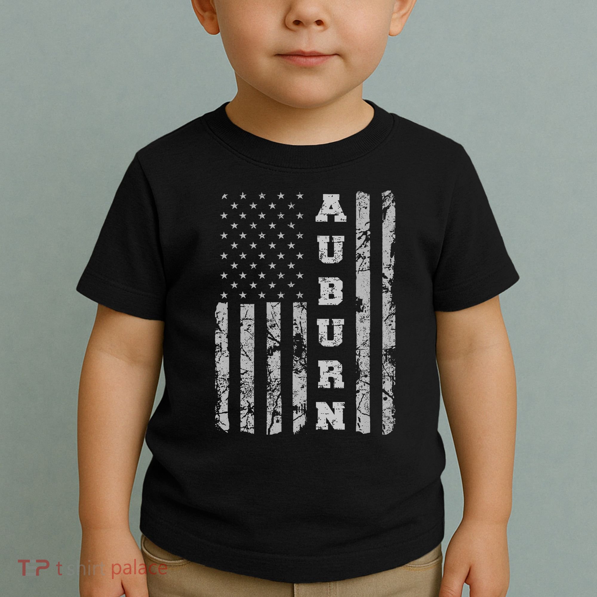 Auburn Alabama American Flag Toddler T-Shirt