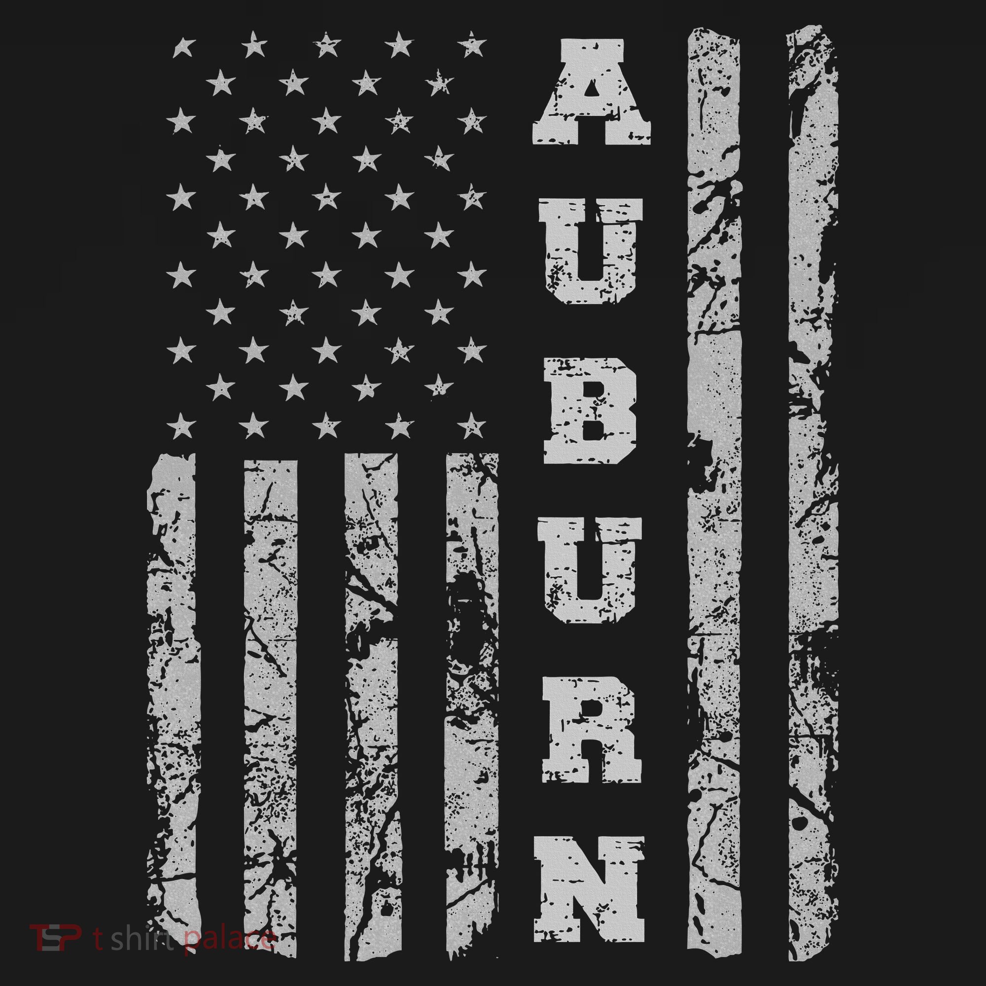 Auburn Alabama American Flag Toddler T-Shirt