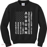 Auburn Alabama American Flag Kids Sweatshirt thumb 0