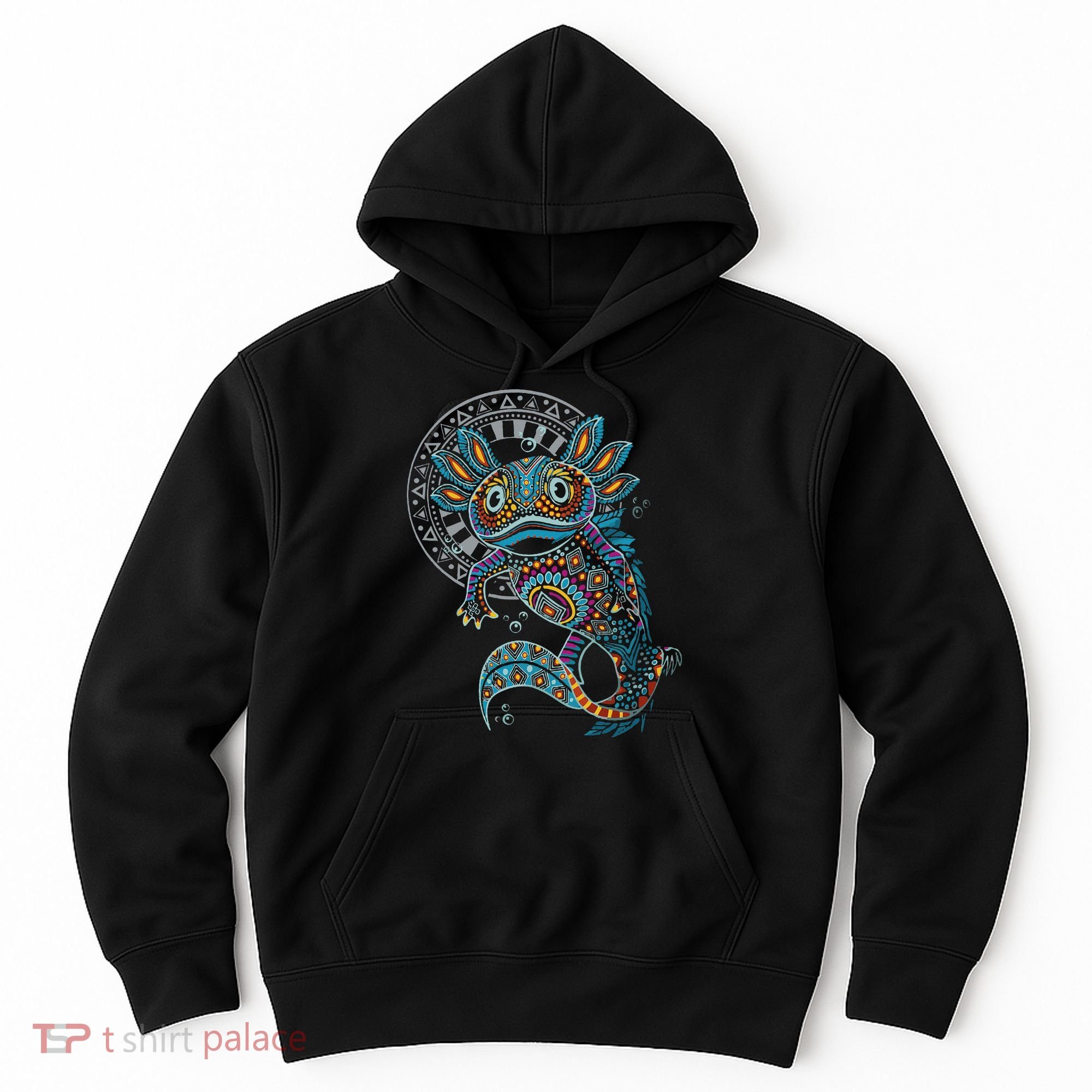 Axolotl Art Aztec Mexico Mexican Hoodie