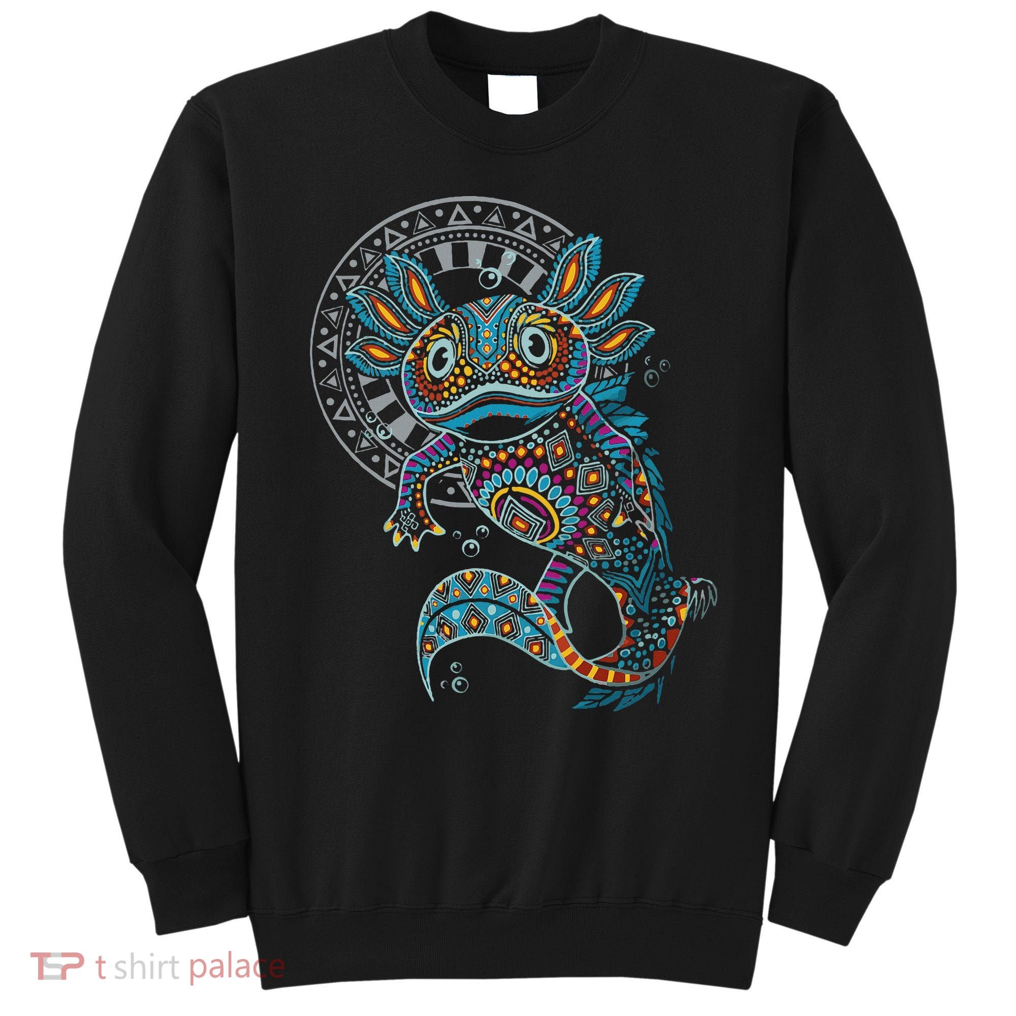 Axolotl Art Aztec Mexico Mexican Sweatshirt