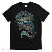 Axolotl Art Aztec Mexico Mexican T-Shirt thumb 0