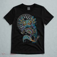Axolotl Art Aztec Mexico Mexican T-Shirt thumb 5