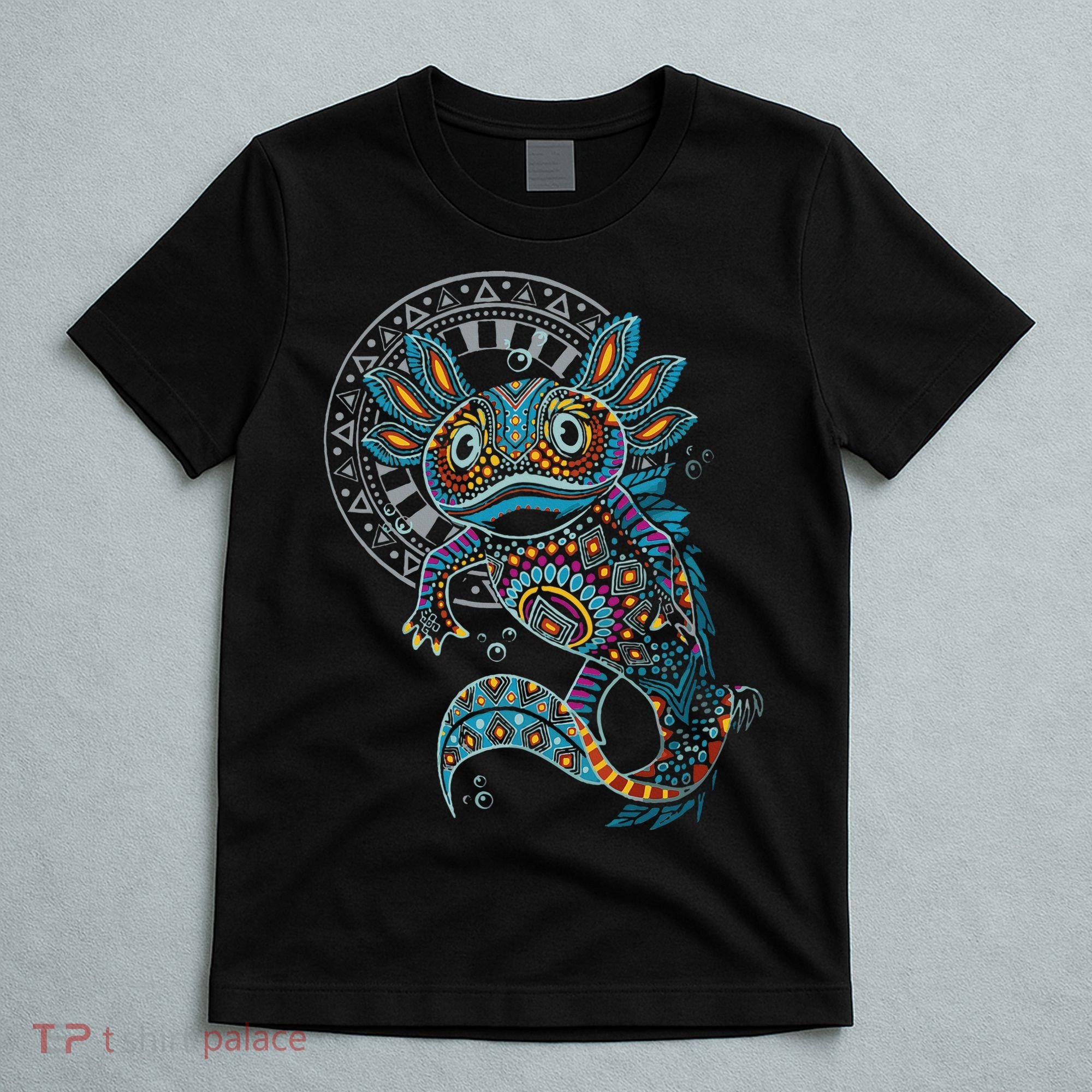 Axolotl Art Aztec Mexico Mexican T-Shirt