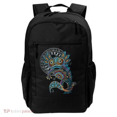 Axolotl Art Aztec Mexico Mexican Backpack