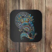 Axolotl Art Aztec Mexico Mexican Coaster thumb 0