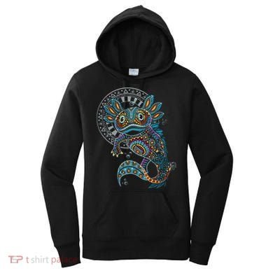 Axolotl Art Aztec Mexico Mexican Women's Hoodie