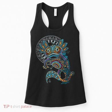 Axolotl Art Aztec Mexico Mexican Women's Tank Top