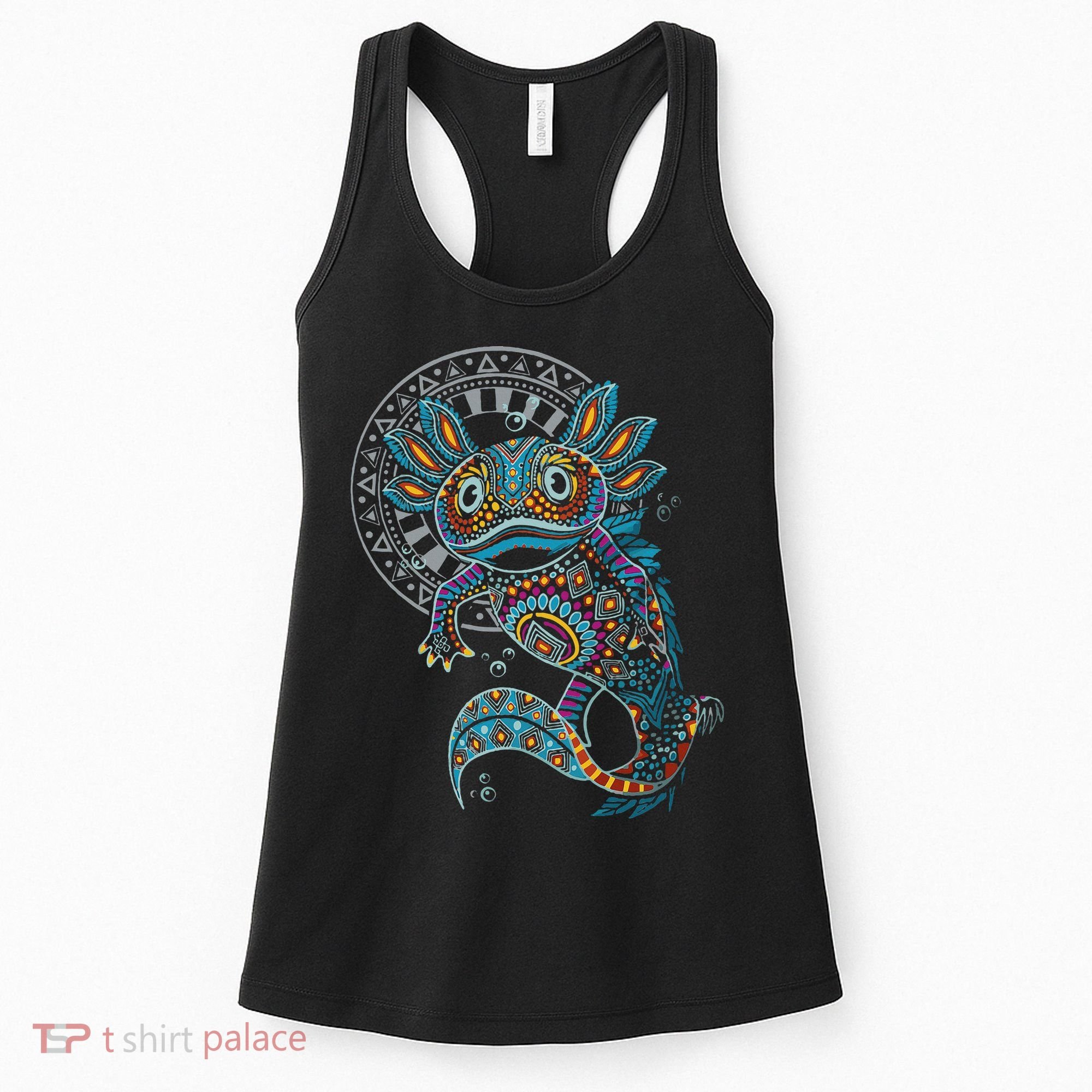 Axolotl Art Aztec Mexico Mexican Women's Tank Top