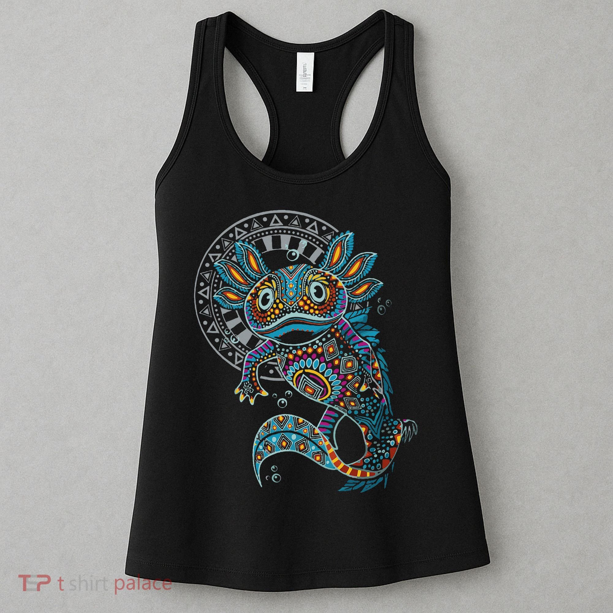 Axolotl Art Aztec Mexico Mexican Women's Tank Top