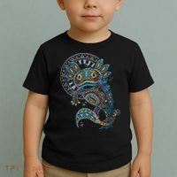 Axolotl Art Aztec Mexico Mexican Toddler T-Shirt thumb 2