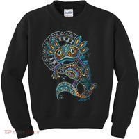 Axolotl Art Aztec Mexico Mexican Kids Sweatshirt thumb 0