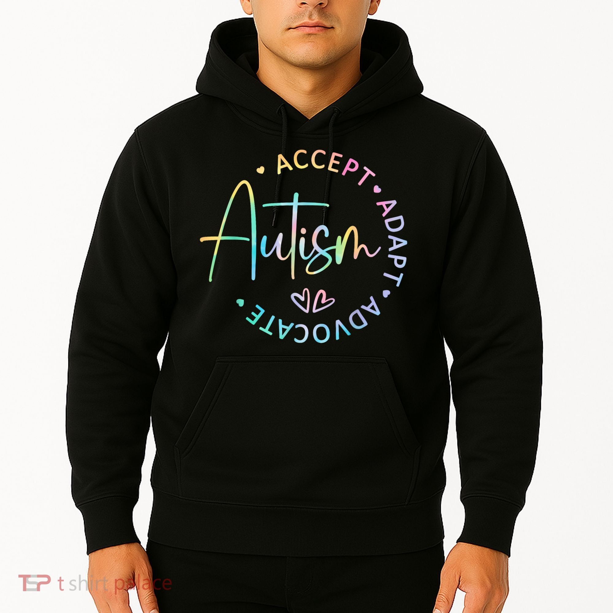 Autism Awareness Accept Adapt Advocate Autism  Hoodie