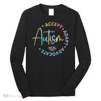 Autism Awareness Accept Adapt Advocate Autism  Long Sleeve Shirt thumb 0