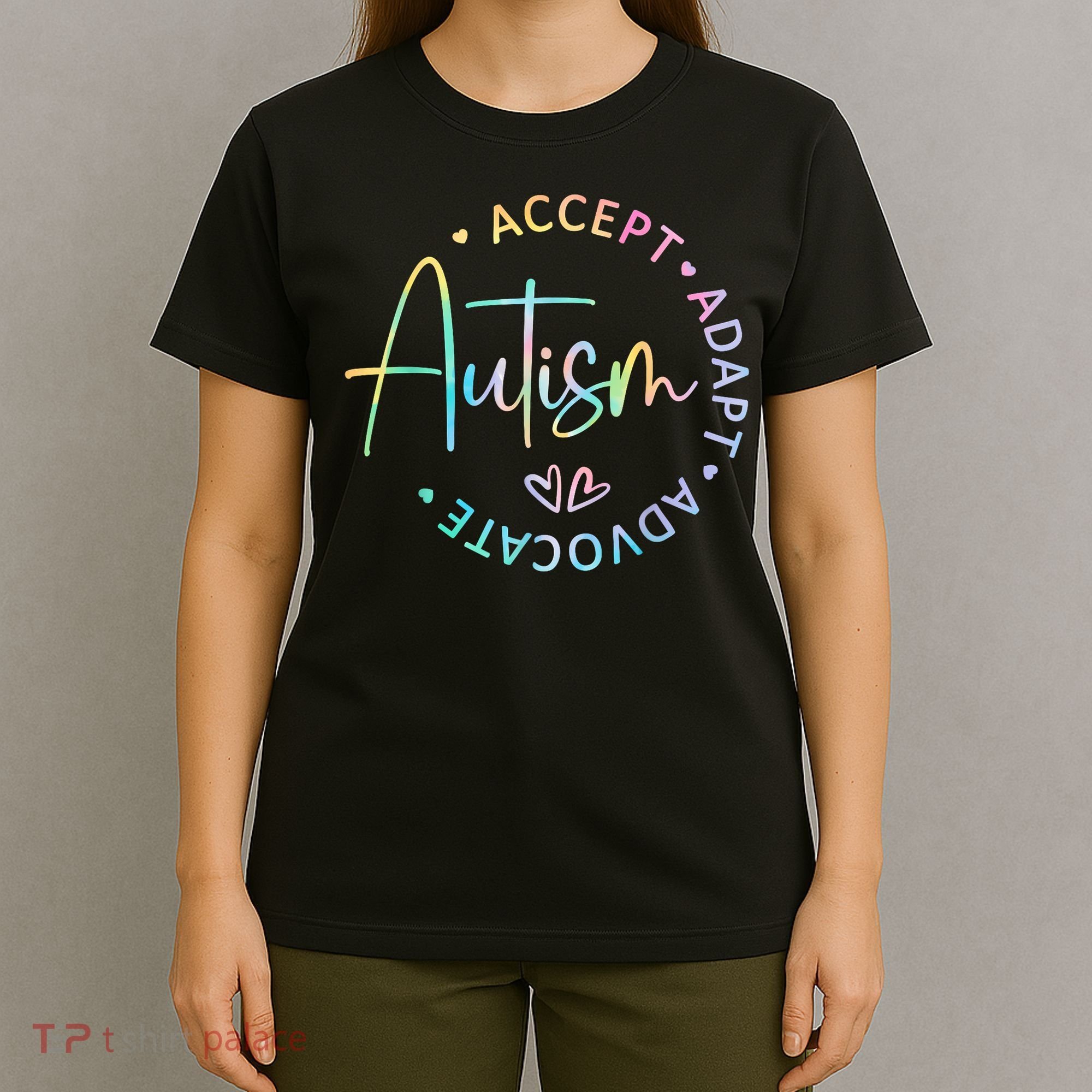 Autism Awareness Accept Adapt Advocate Autism  T-Shirt