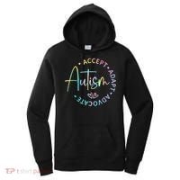 Autism Awareness Accept Adapt Advocate Autism  Women's Hoodie thumb 0