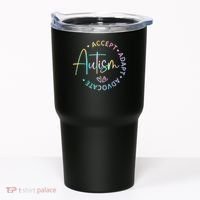Autism Awareness Accept Adapt Advocate Autism  Tumbler thumb 0