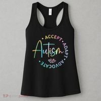 Autism Awareness Accept Adapt Advocate Autism  Women's Tank Top thumb 3