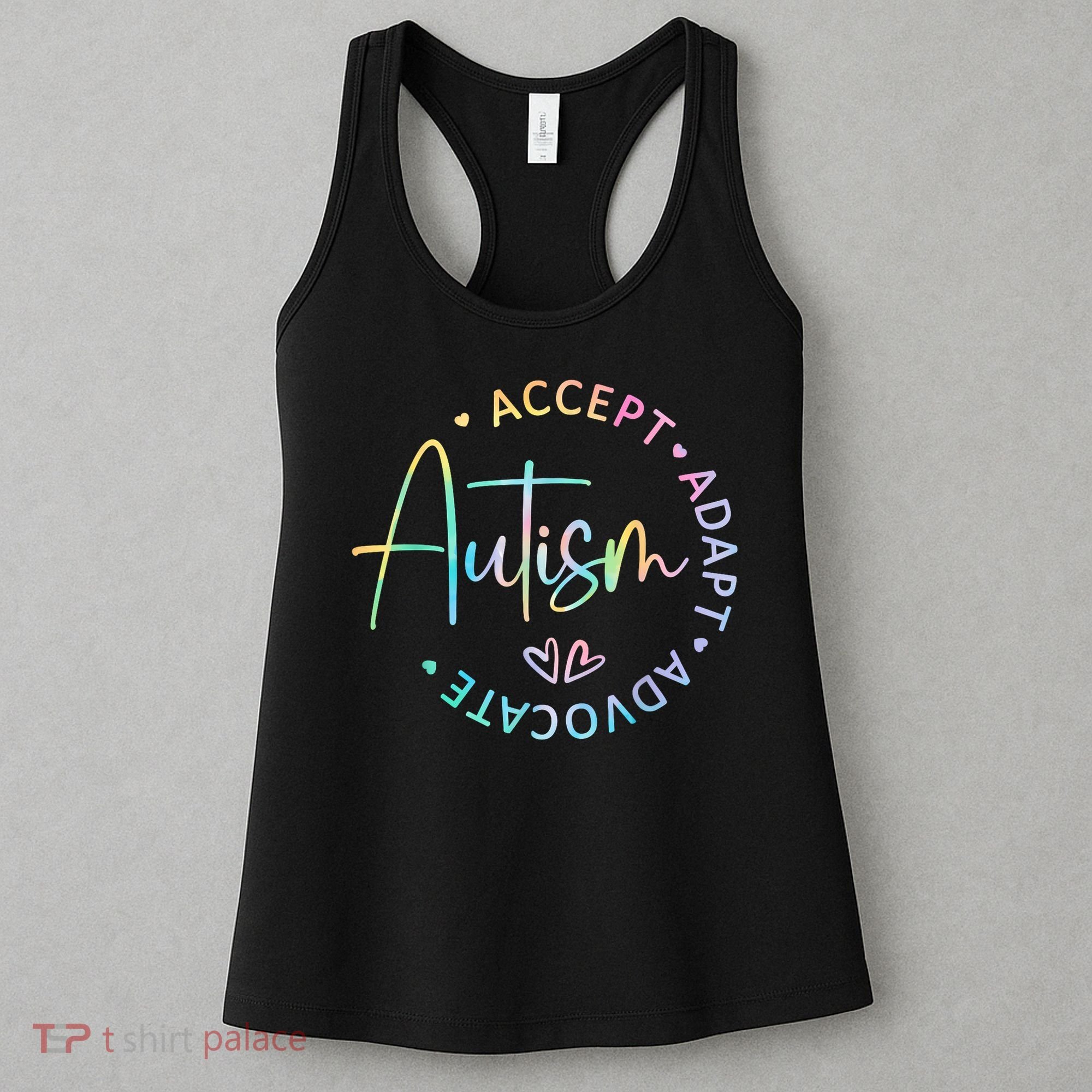 Autism Awareness Accept Adapt Advocate Autism  Women's Tank Top