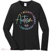 Autism Awareness Accept Adapt Advocate Autism  Women's Long Sleeve Shirt thumb 0