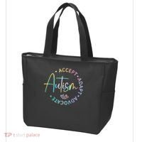 Autism Awareness Accept Adapt Advocate Autism  Tote Bag thumb 3