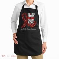 Aplastic Anemia Awareness Month Red Ribbon Apron thumb 2