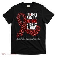 Aplastic Anemia Awareness Month Red Ribbon T-Shirt thumb 0