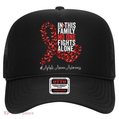 Aplastic Anemia Awareness Month Red Ribbon Hat