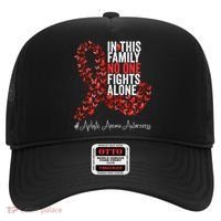 Aplastic Anemia Awareness Month Red Ribbon Hat thumb 0