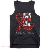 Aplastic Anemia Awareness Month Red Ribbon Tank Top thumb 0