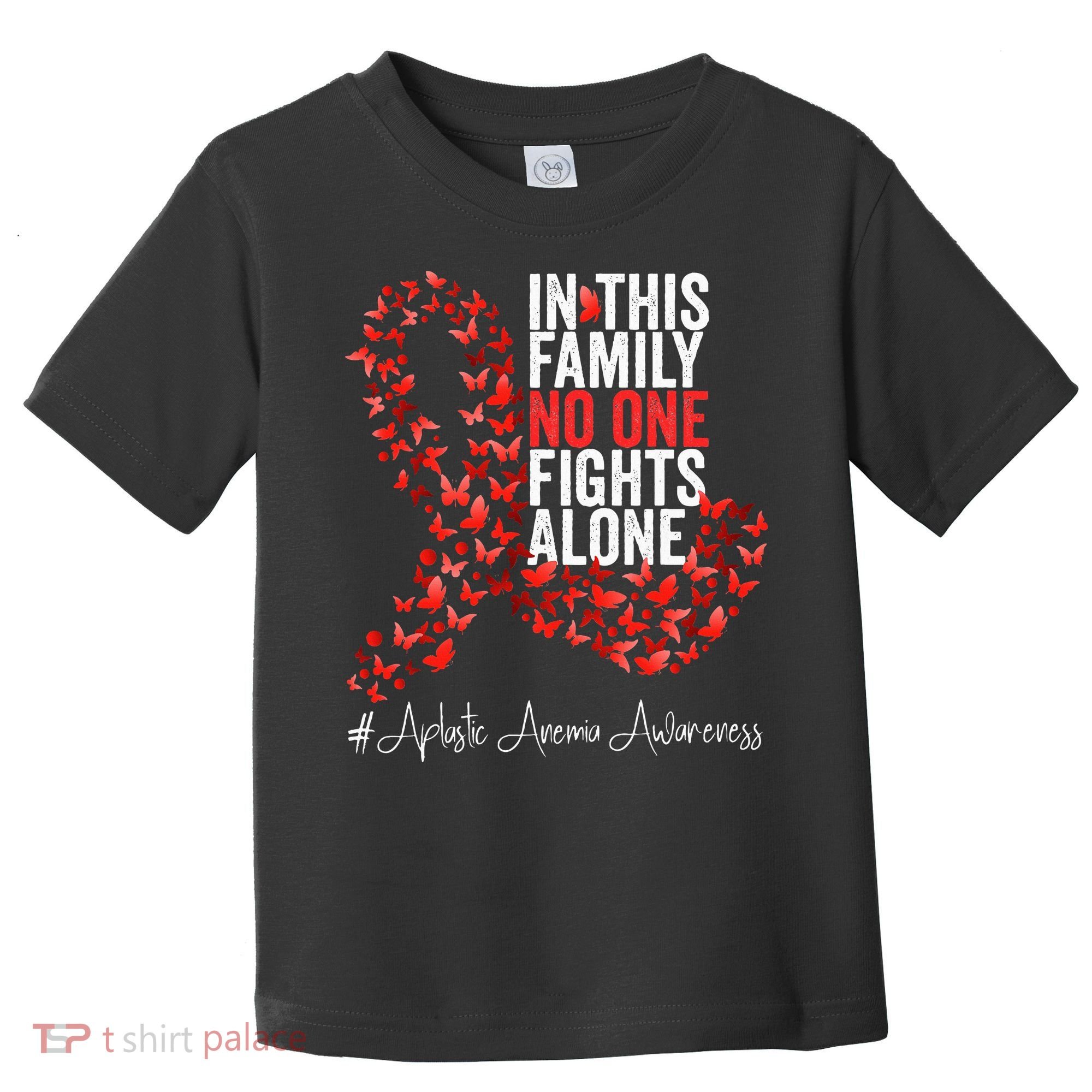 Aplastic Anemia Awareness Month Red Ribbon Toddler T-Shirt