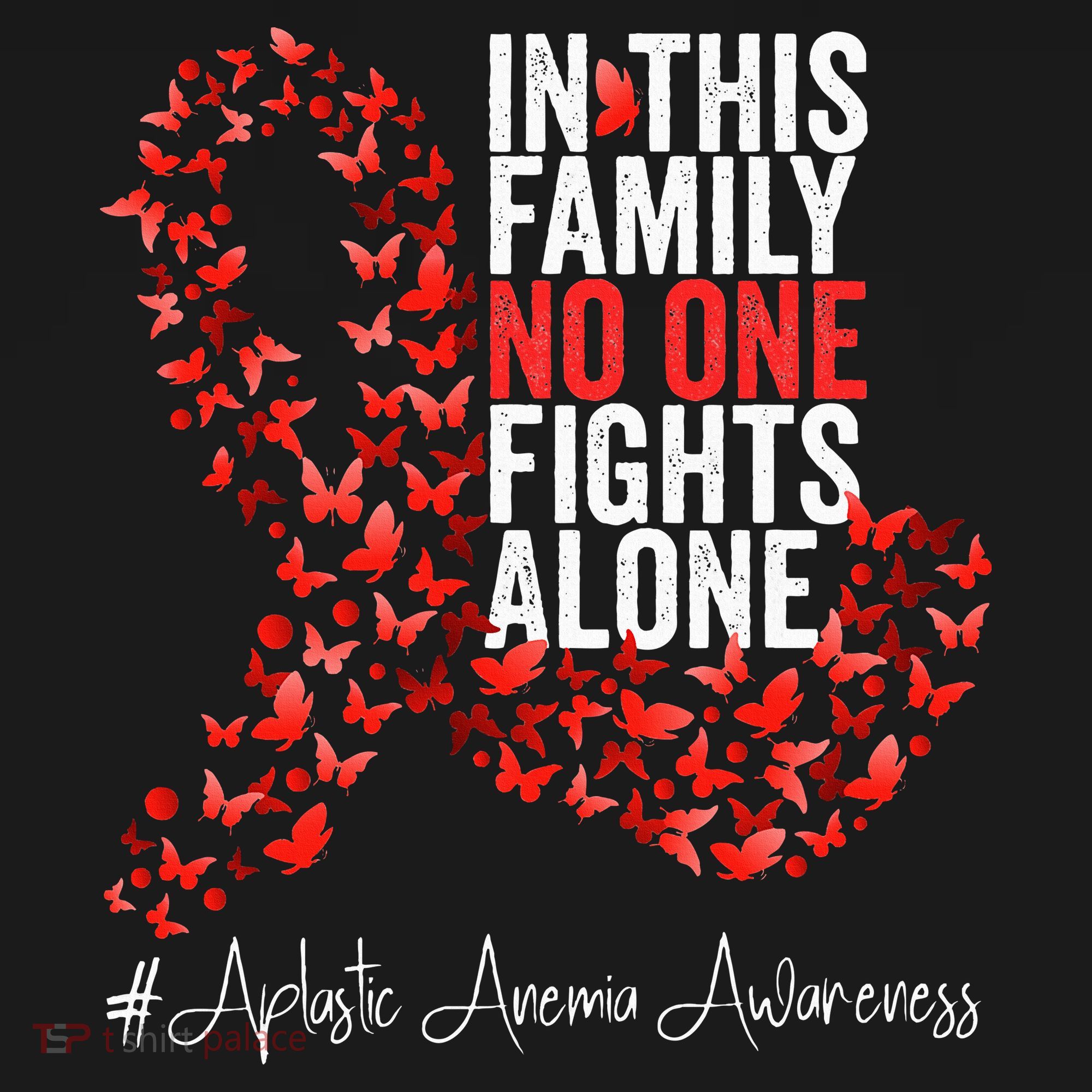 Aplastic Anemia Awareness Month Red Ribbon Tote Bag