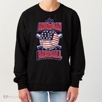 As American As Baseball Women's Sweatshirt thumb 0