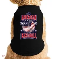 As American As Baseball Doggie Tank thumb 0