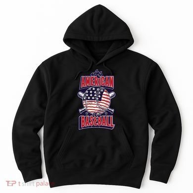 As American As Baseball Hoodie