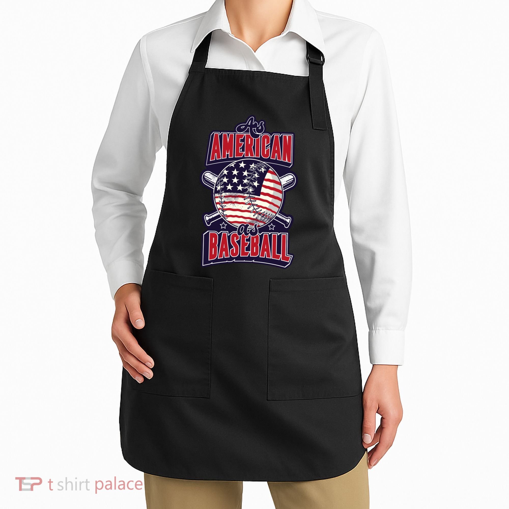 As American As Baseball Apron