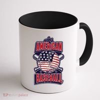 As American As Baseball Coffee Mug thumb 1