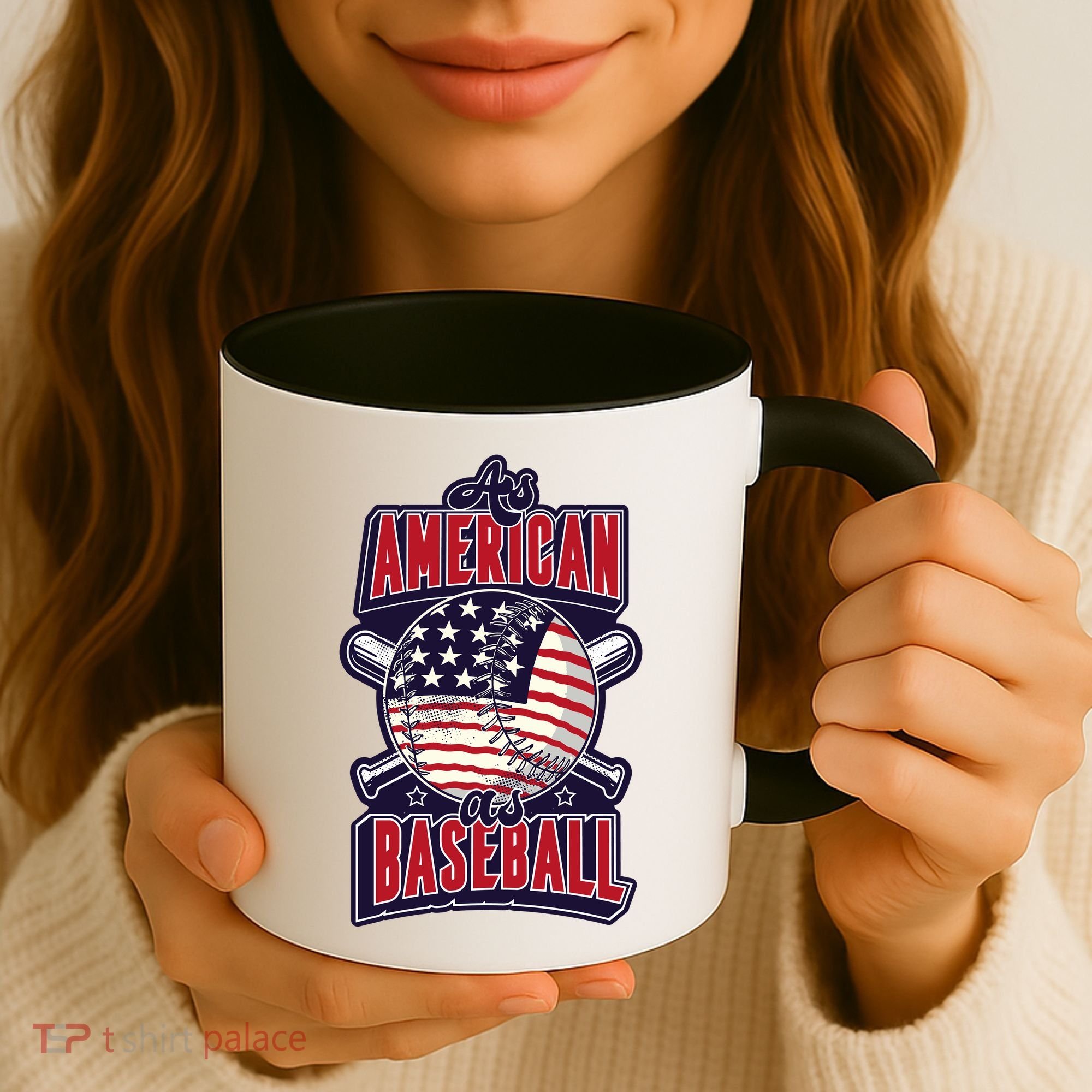 As American As Baseball Coffee Mug