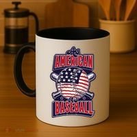 As American As Baseball Coffee Mug thumb 4