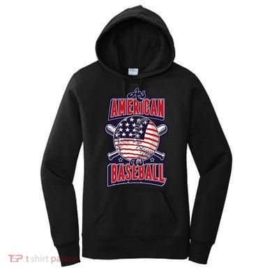 As American As Baseball Women's Hoodie